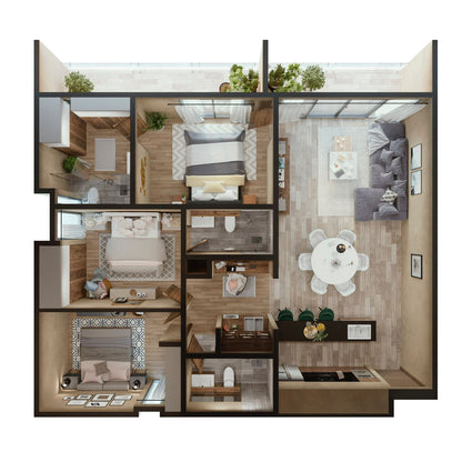 DEPARTAMENTO INCREIBLE 3 HABT. CON VISTA A PARQUE METROPOLITANO